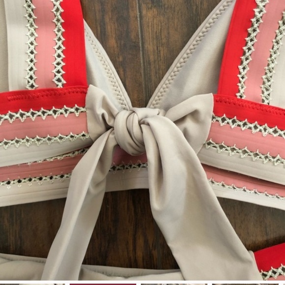 PILYQ Ashlynn Trim Halter & Trim Tab Bikini Set - Picture 7 of 8